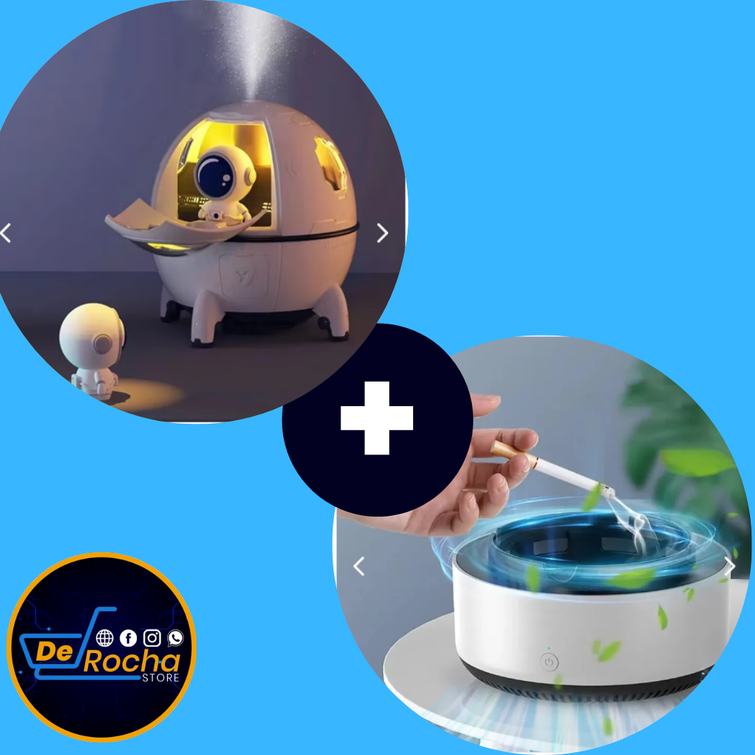 combo humificador+cenicero electrico